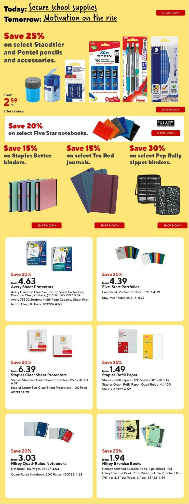 staples - Staples Flyer Valid From 01-01 to 01-08 - page: 3