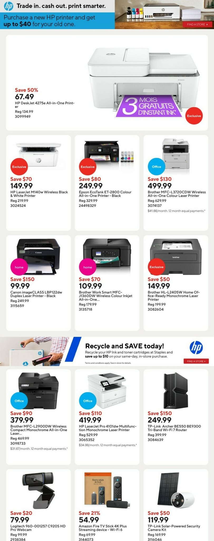 staples - Staples Flyer Valid From 01-09 to 01-15 - page: 12