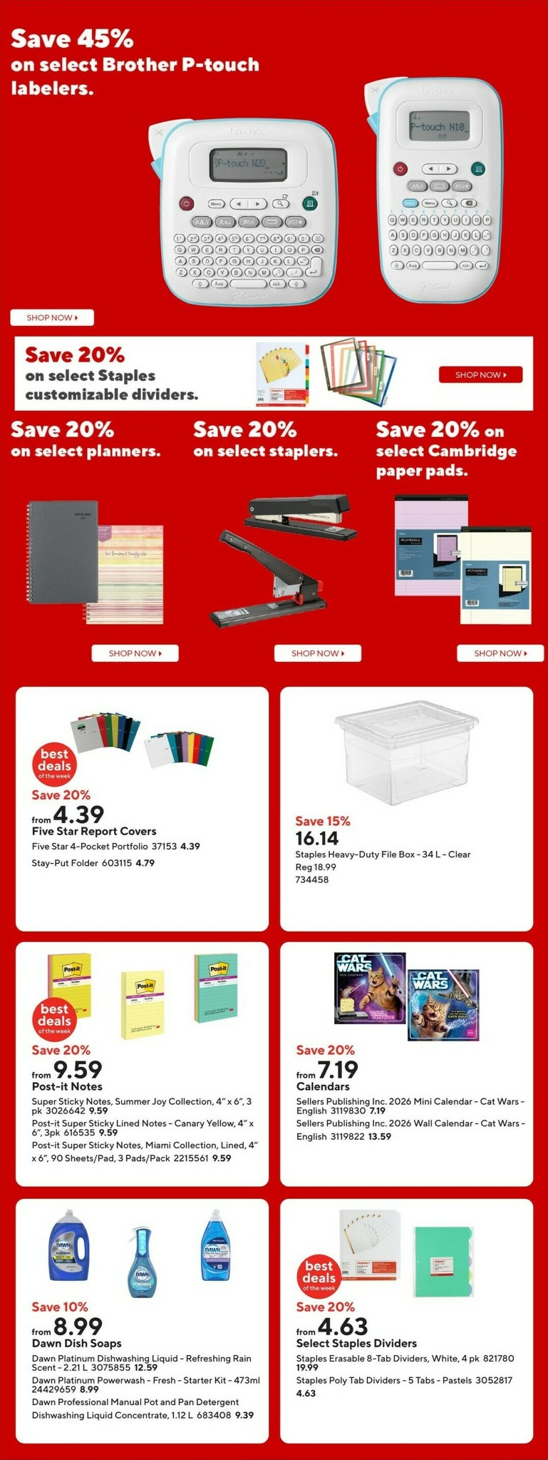 staples - Staples Flyer Valid From 01-16 to 01-22 - page: 19