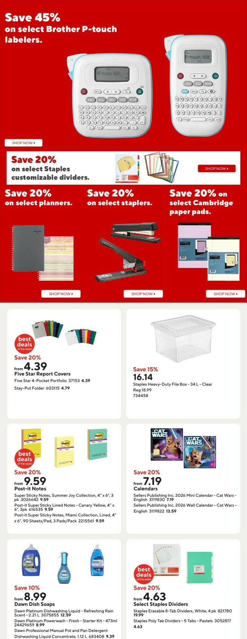staples - Staples Flyer Valid From 01-23 to 01-29 - page: 6