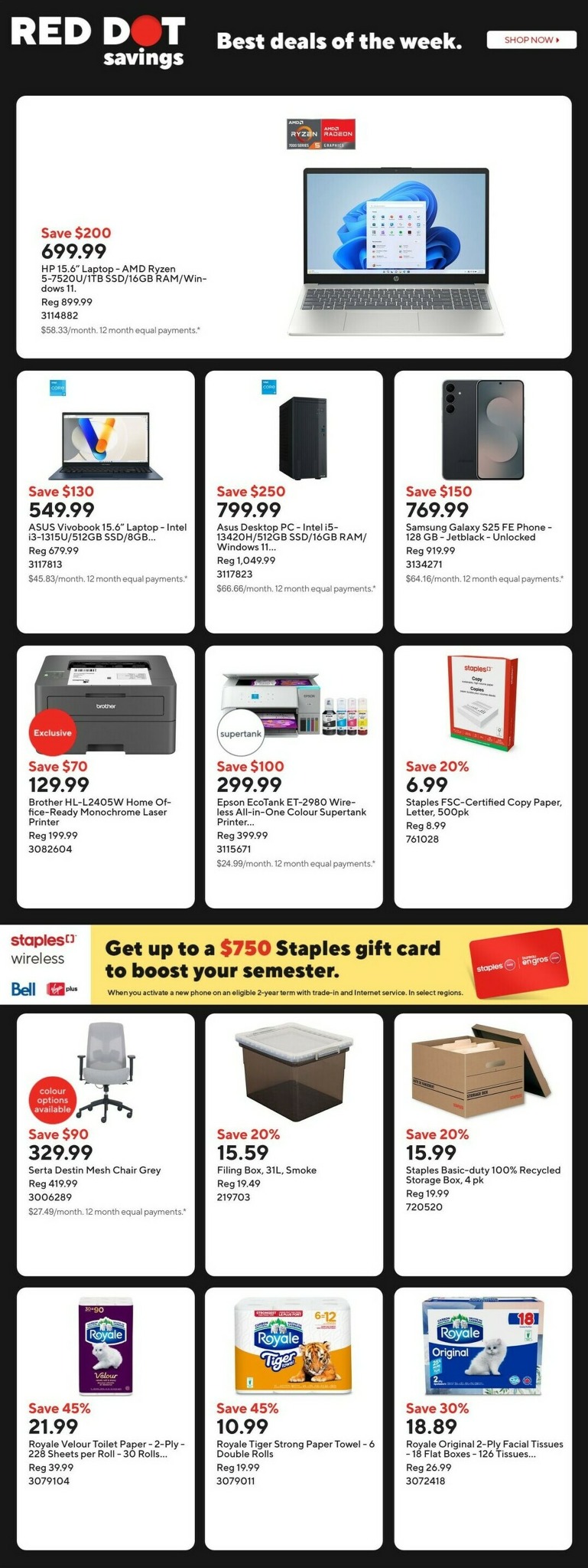 staples - Staples Flyer Valid From 2026-01-30 to 2026-02-05 - page: 2