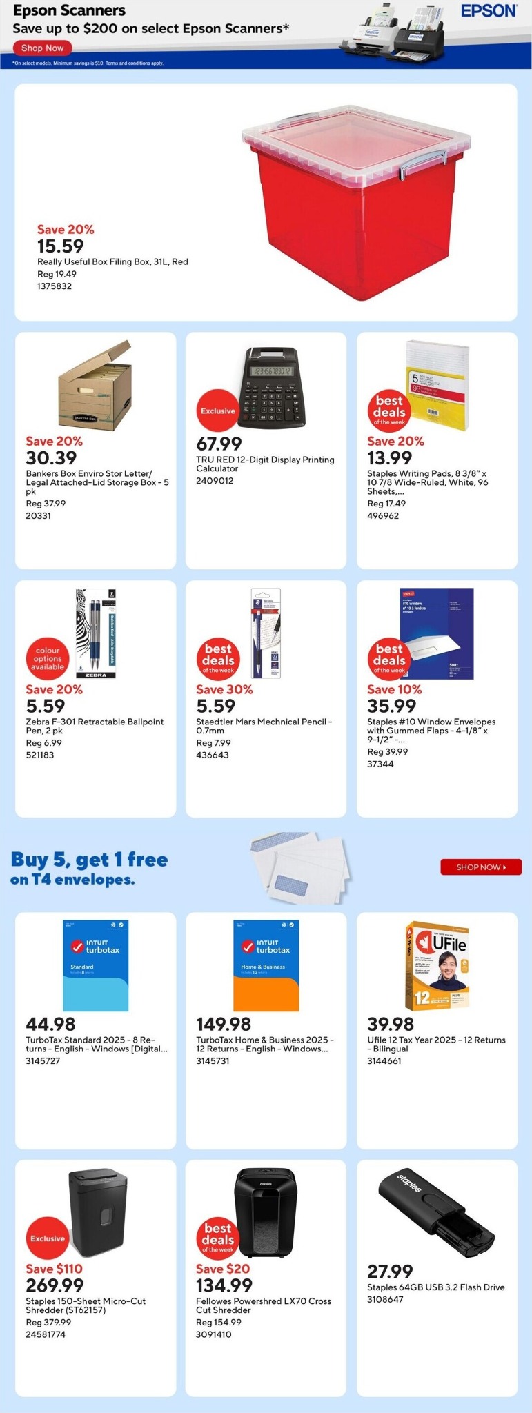 staples - Staples Flyer Valid From 2026-02-20 to 2026-02-26 - page: 3