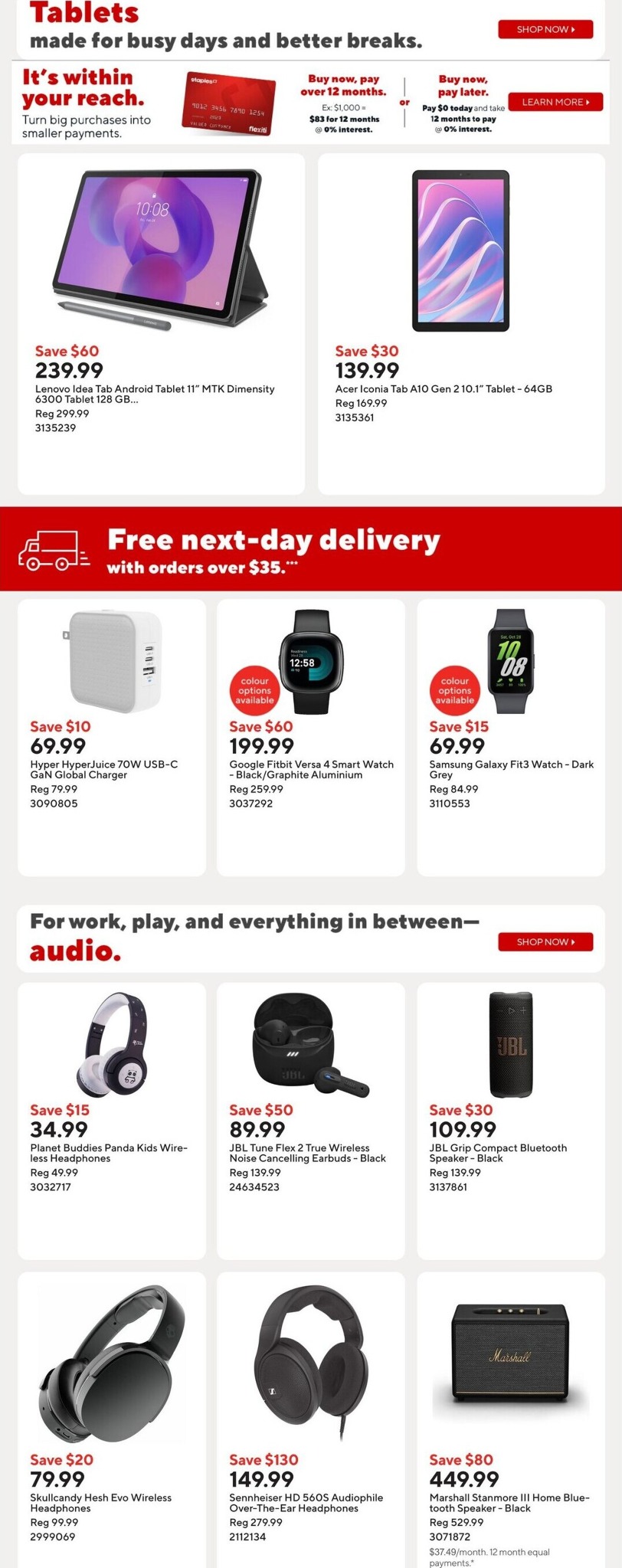 staples - Staples Flyer Valid From 2026-02-27 to 2026-03-05 - page: 10