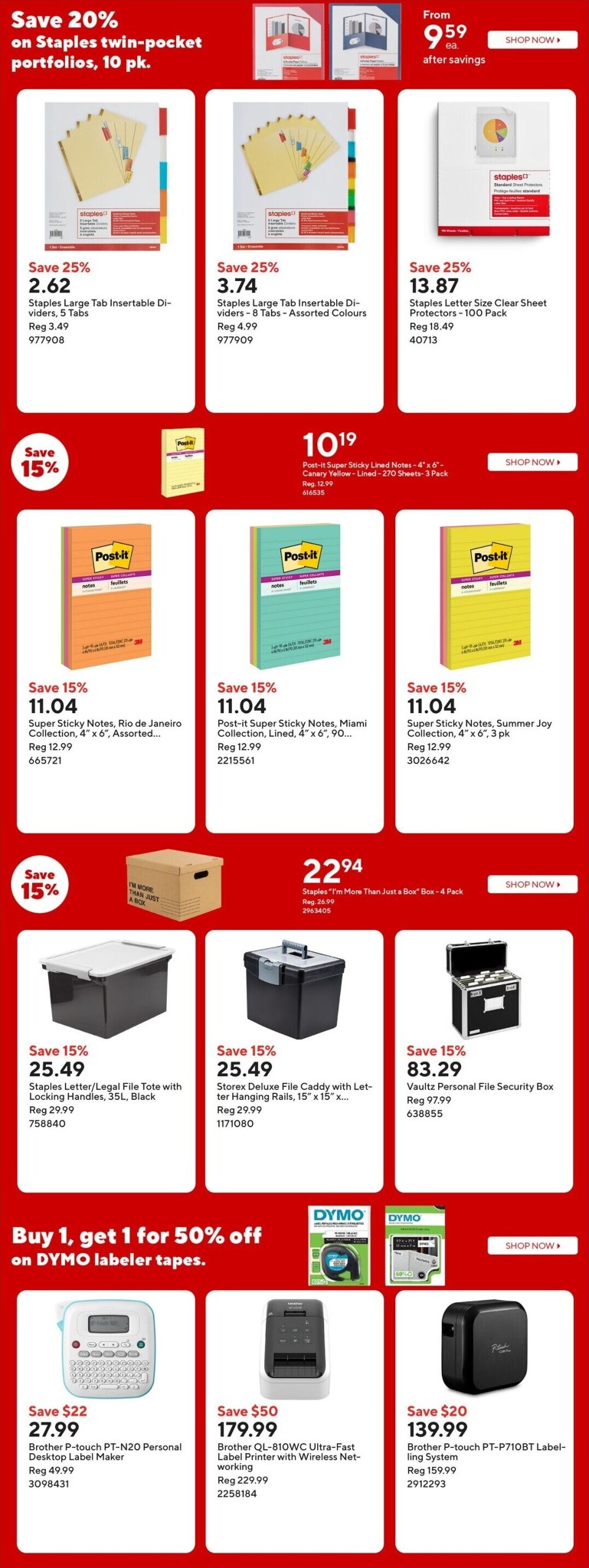 staples - Staples Flyer Valid From 2026-03-06 to 2026-03-12 - page: 12