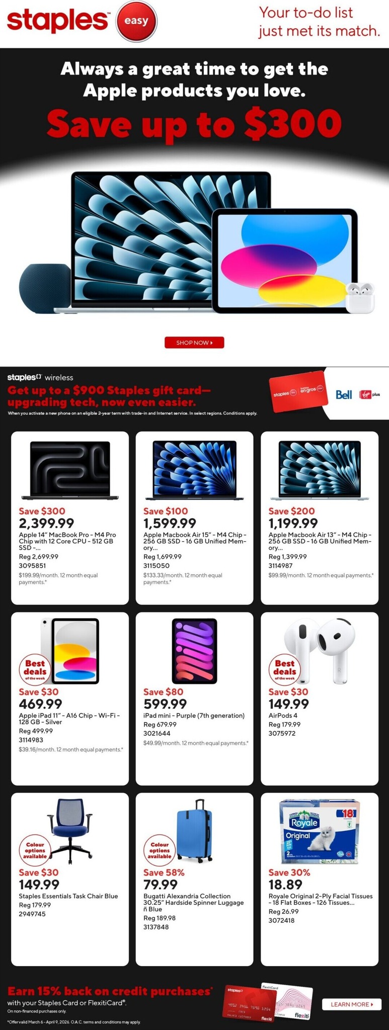 staples - Staples Flyer Valid From 2026-03-13 to 2026-03-19