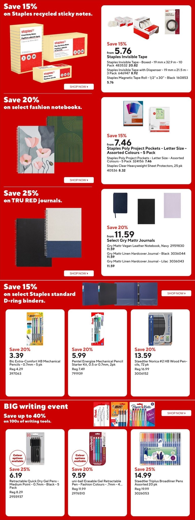 staples - Staples Flyer Valid from 2026-04-10 to 2026-04-16 - page: 6