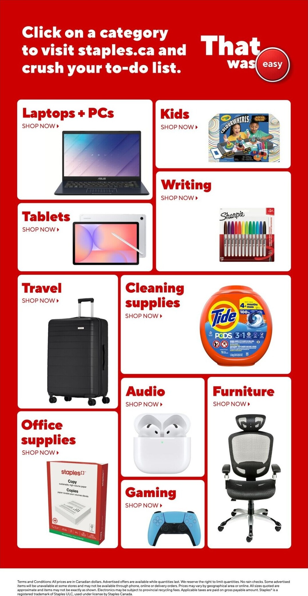 staples - Staples Flyer Valid from 2026-04-10 to 2026-04-16 - page: 21