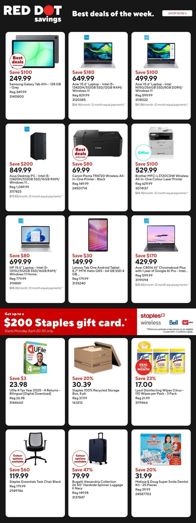 staples - Staples Flyer Valid from 2026-04-17 to 2026-04-23 - page: 2