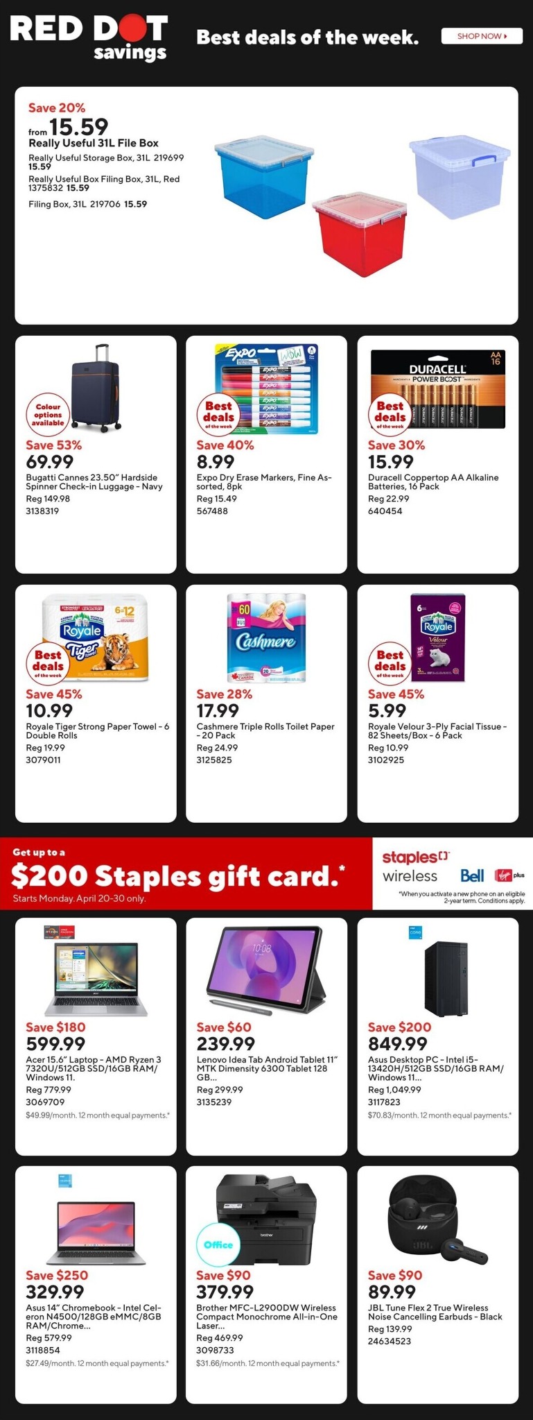 staples - Staples Flyer Valid from 2026-04-24 to 2026-04-30 - page: 2