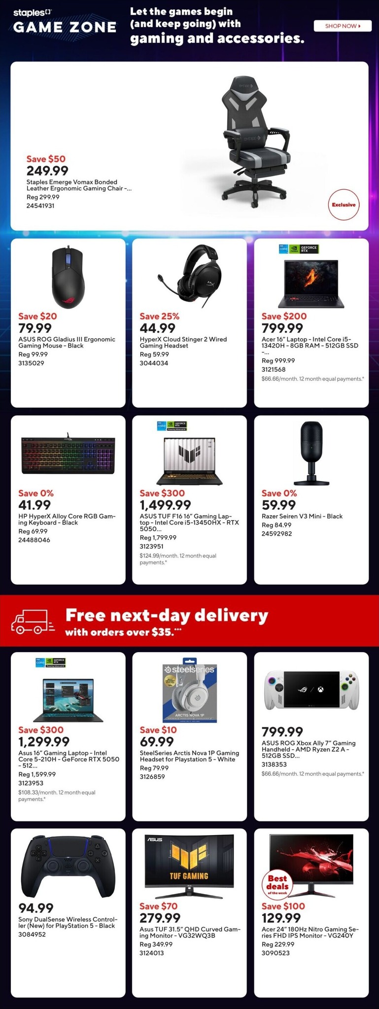 staples - Staples Flyer Valid from 2026-04-24 to 2026-04-30 - page: 7
