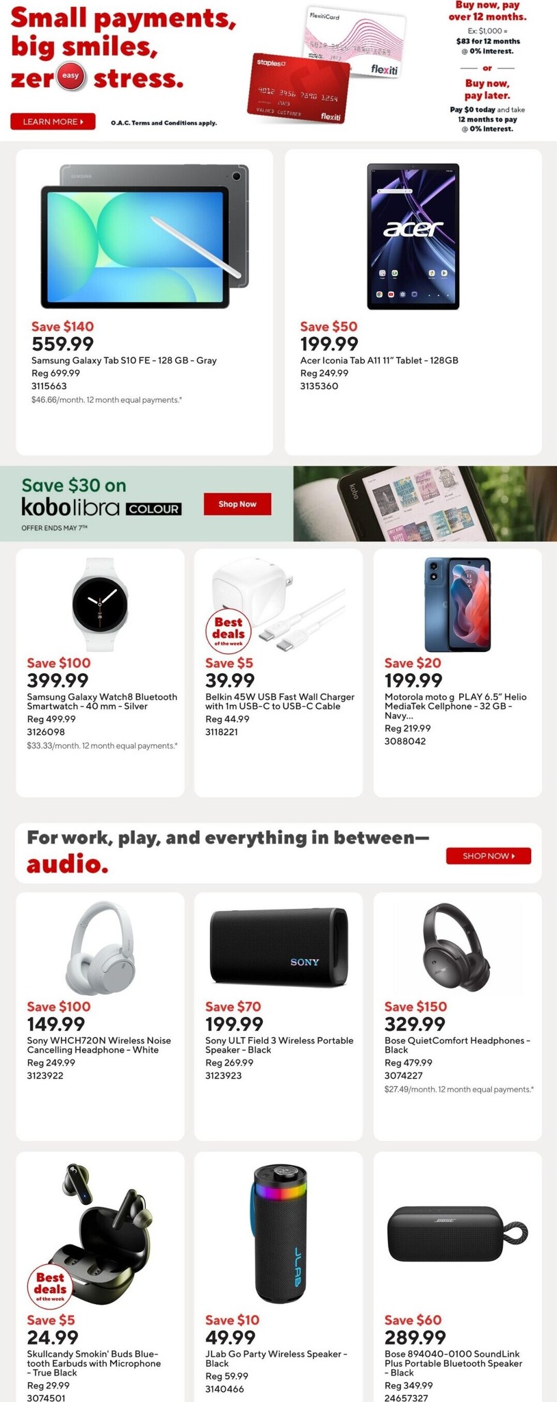 staples - Staples Flyer Valid from 2026-04-24 to 2026-04-30 - page: 9