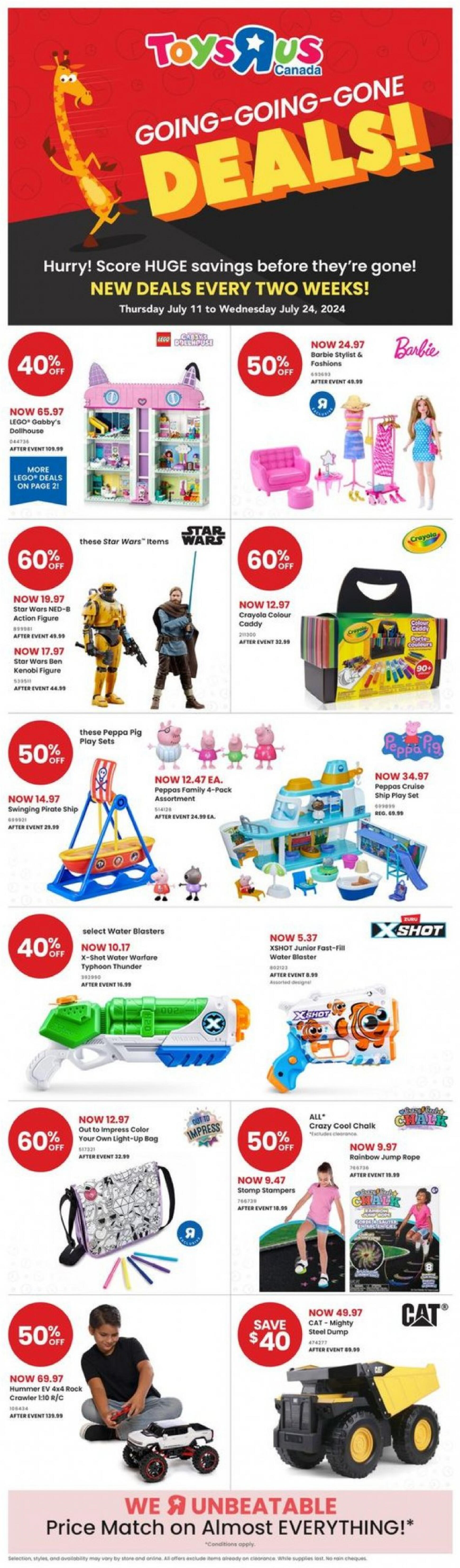toys-r-us - Toysrus flyer current 11.07. - 24.07.