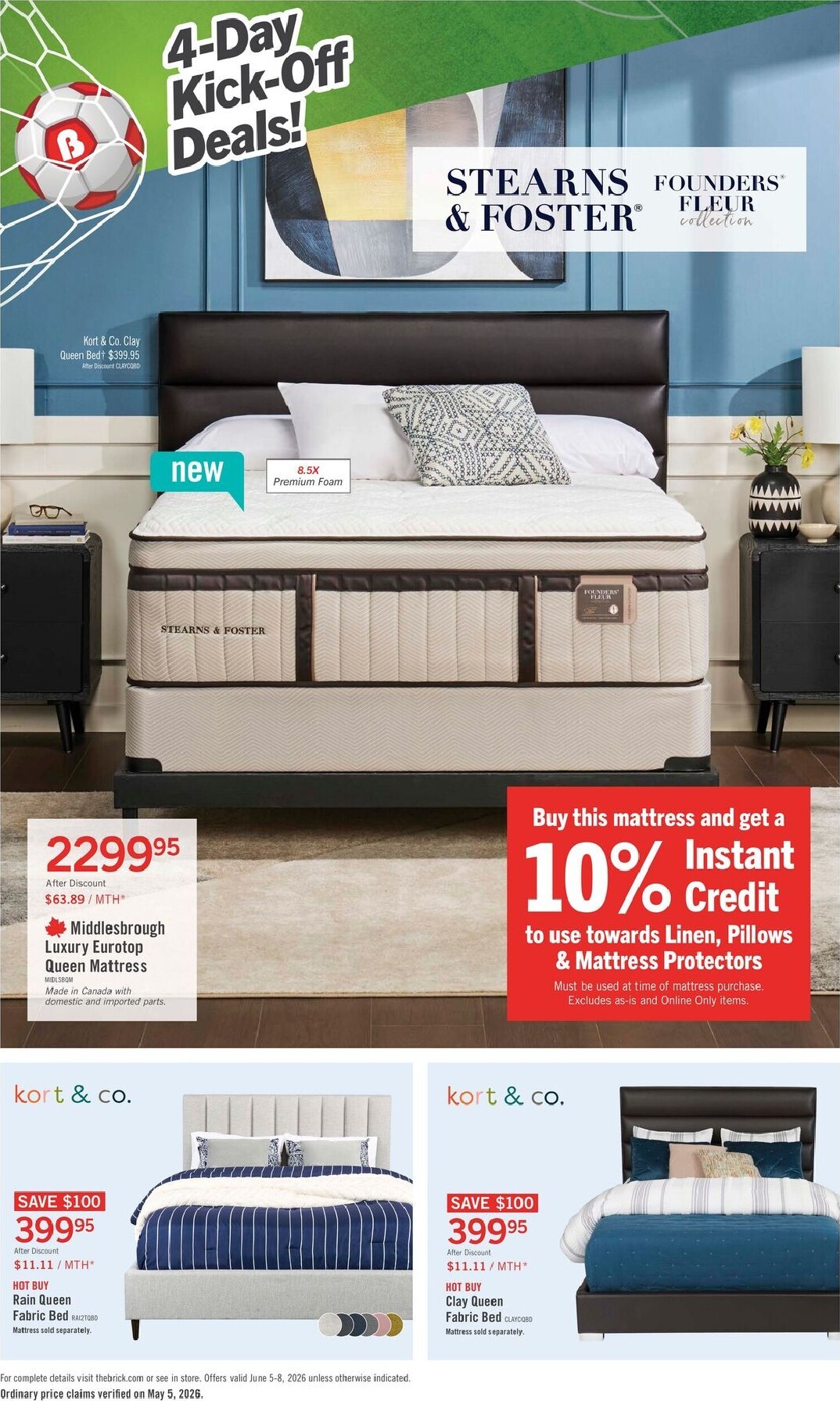 the-brick - The Brick Mattress Store Flyer Valid from 2026-06-05 to 2026-06-17 - page: 2