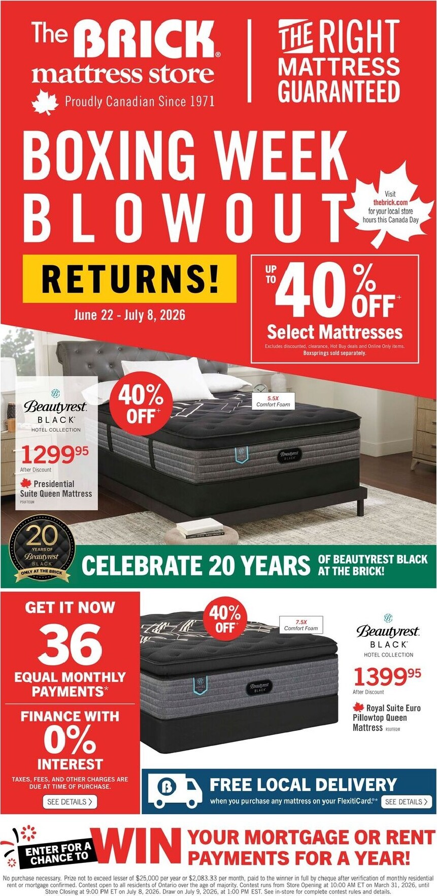 the-brick - The Brick Mattress Store Flyer Valid from 2026-06-22 to 2026-07-08 - page: 2