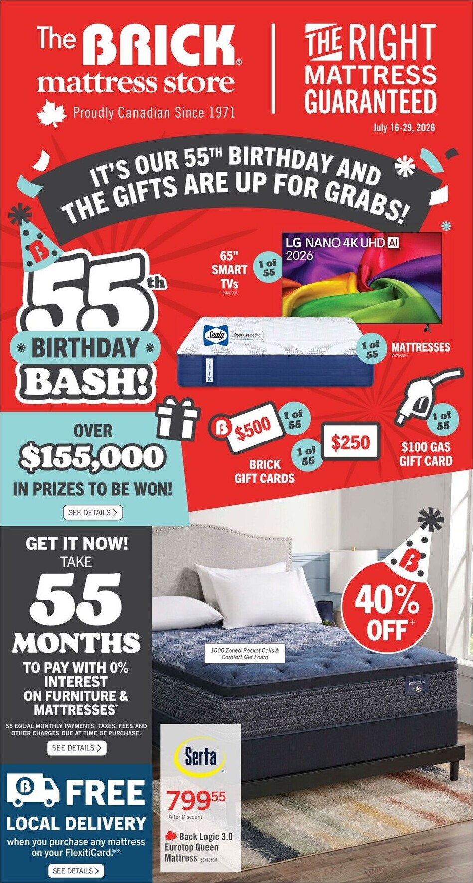 the-brick - The Brick Mattress Store Flyer Valid from 2026-07-16 to 2026-07-29 - page: 2