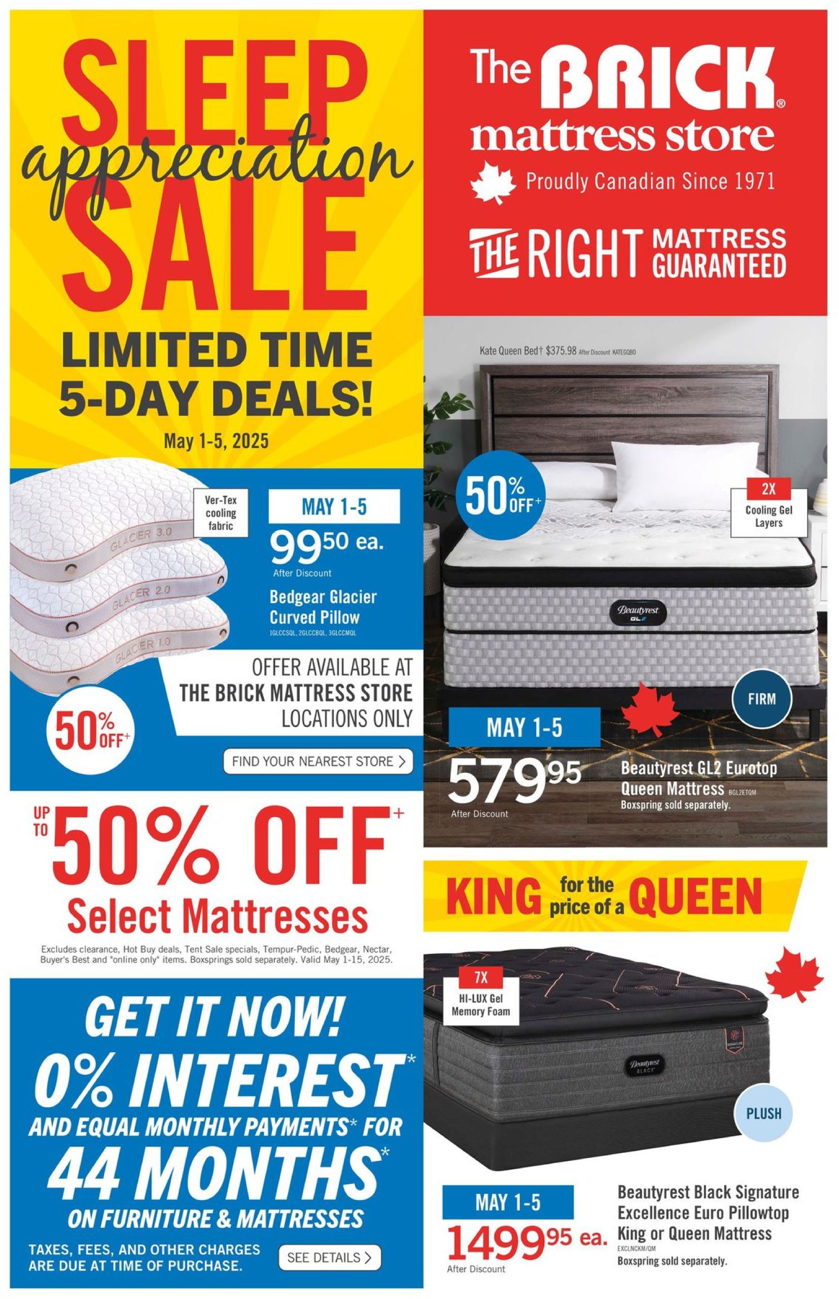 the-brick - The Brick Mattress Store flyer valid from 05-01 - 05-15