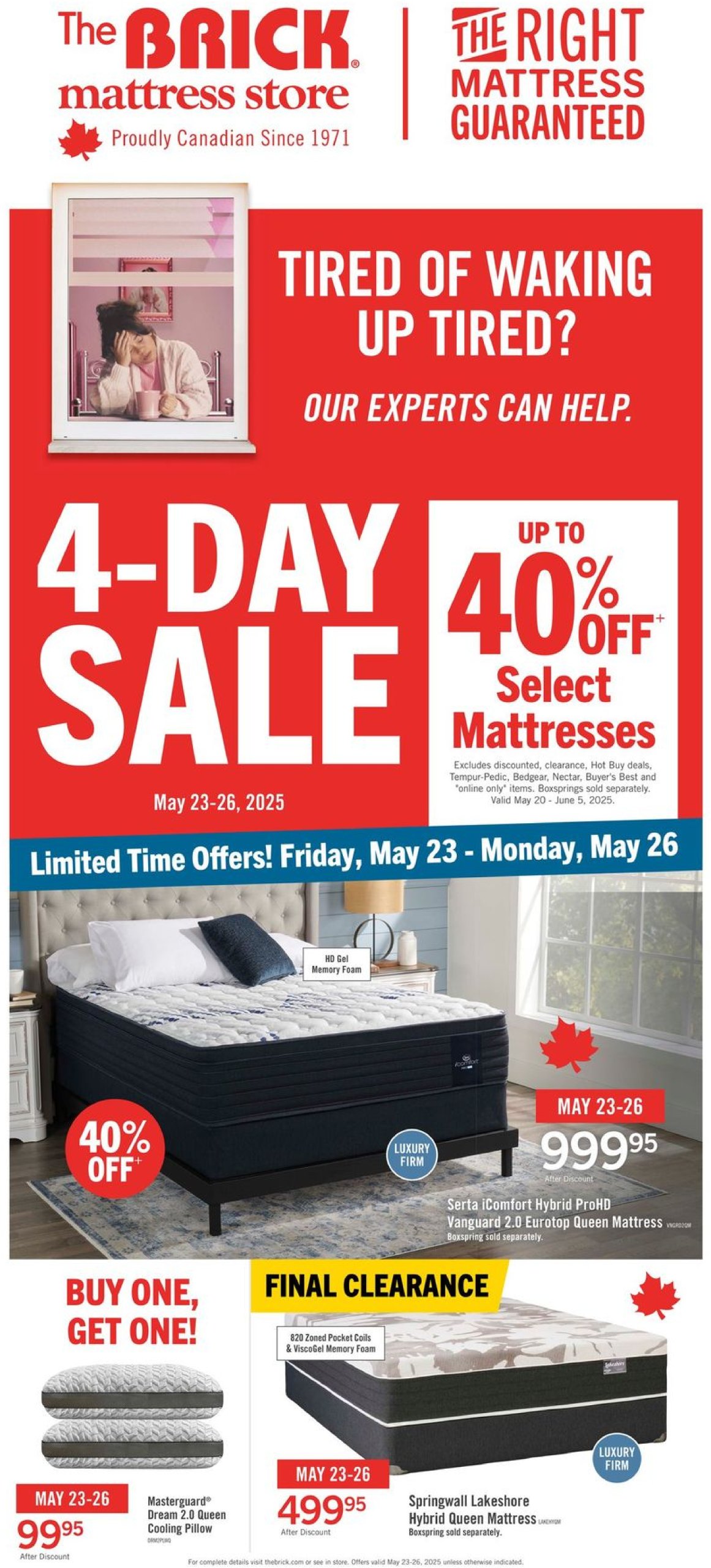 the-brick - The Brick Mattress Store flyer valid from 05-23 - 06-26