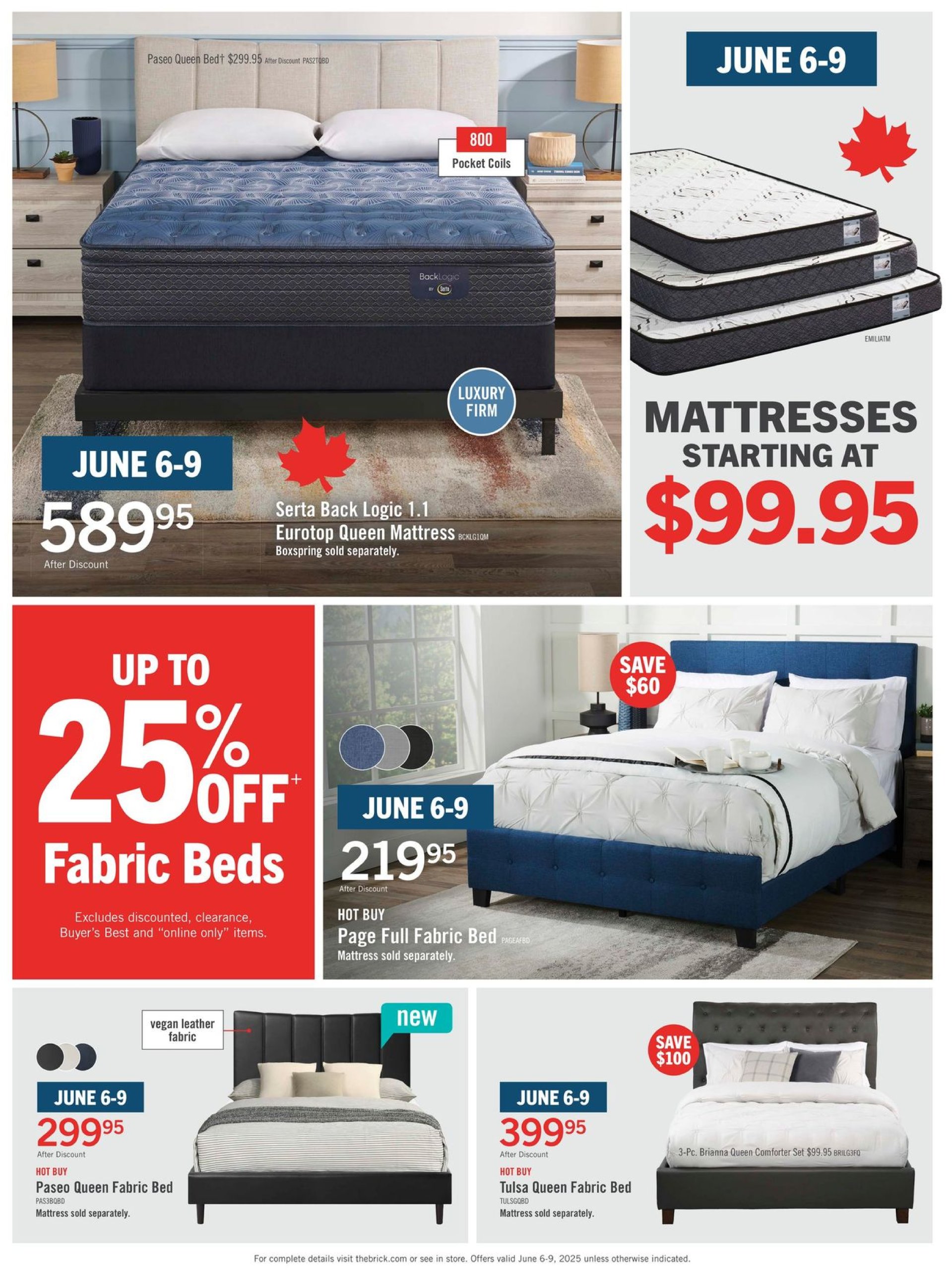 the-brick - The Brick Mattress Store flyer valid from 06-06 - 06-09 - page: 2