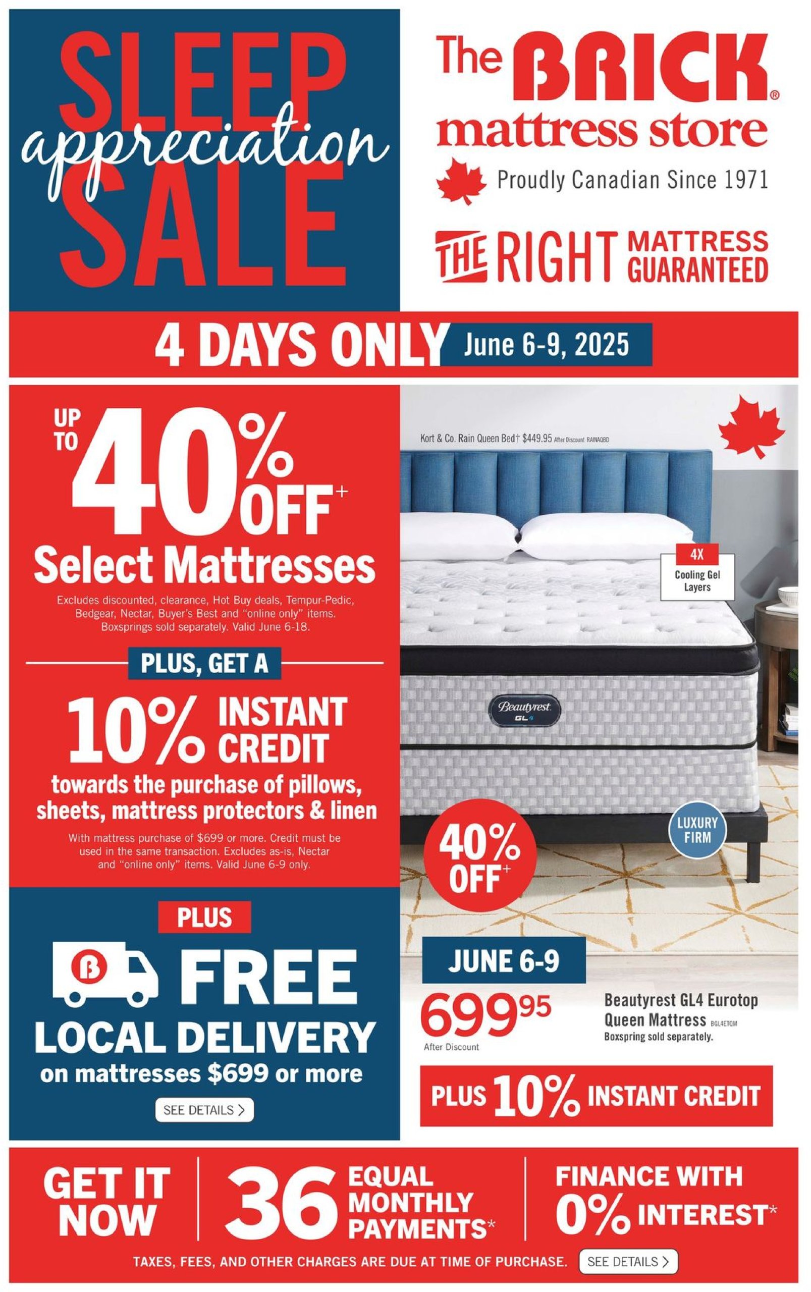 the-brick - The Brick Mattress Store flyer valid from 06-06 - 06-09