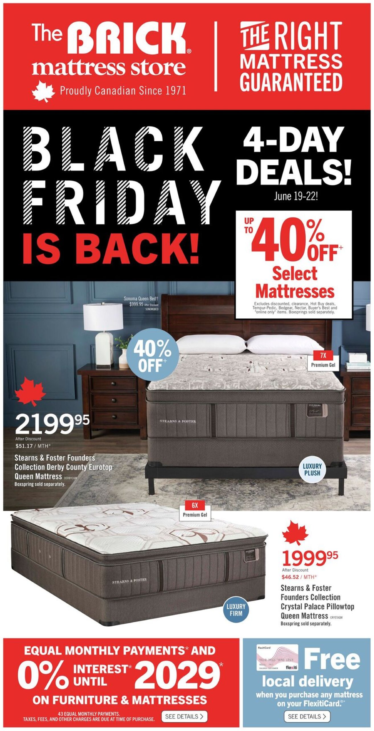 the-brick - The Brick Mattress Store flyer valid from 06-19 - 06-23 - page: 2