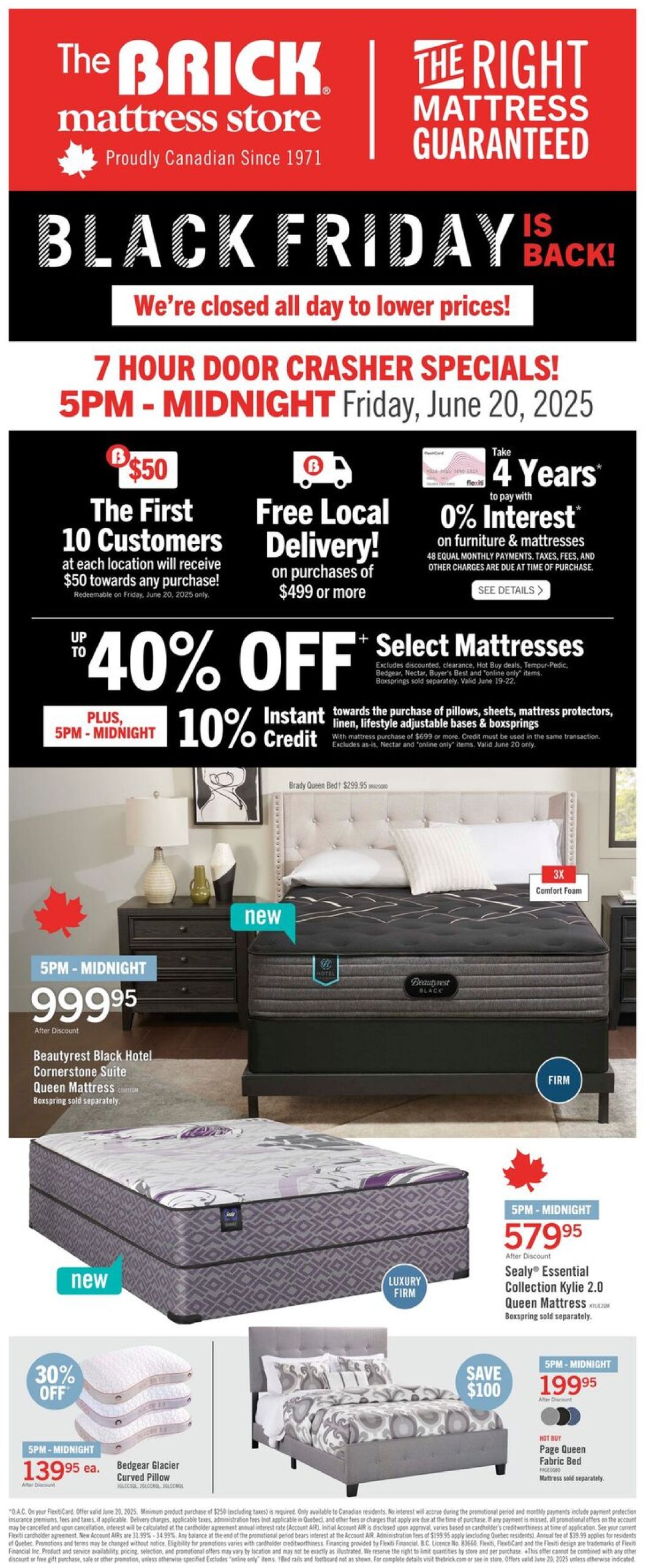 the-brick - The Brick Mattress Store flyer valid from 06-19 - 06-23