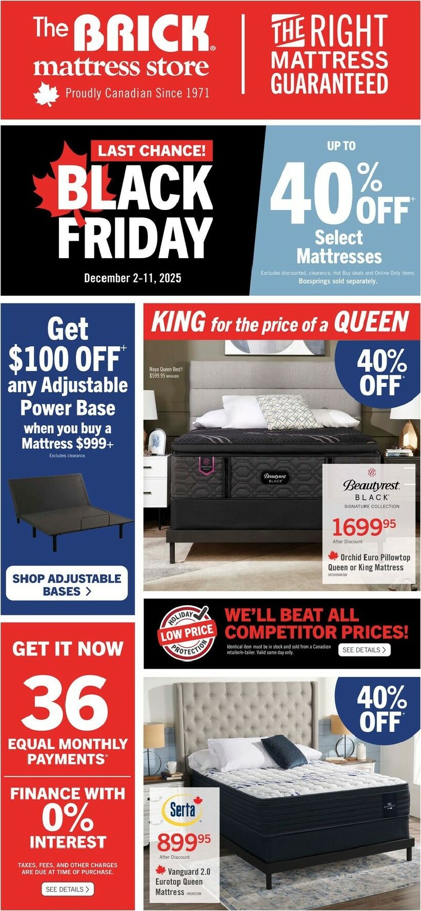 the-brick - The Brick Mattress Store Flyer Valid From 12-02 to 12-11