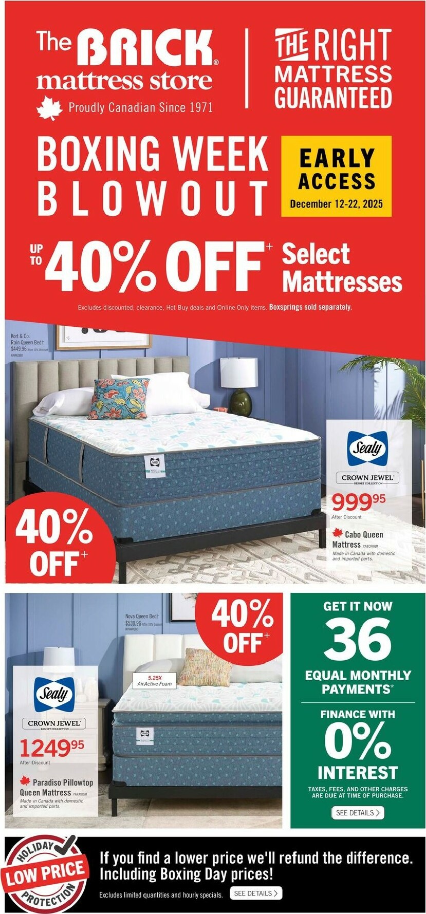 the-brick - The Brick Mattress Store Flyer Valid From 12-12 to 12-22 - page: 2