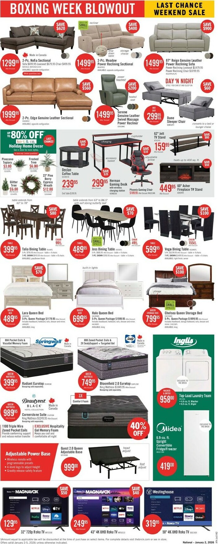 the-brick - The Brick Flyer Valid From 12-30 to 01-12 - page: 2