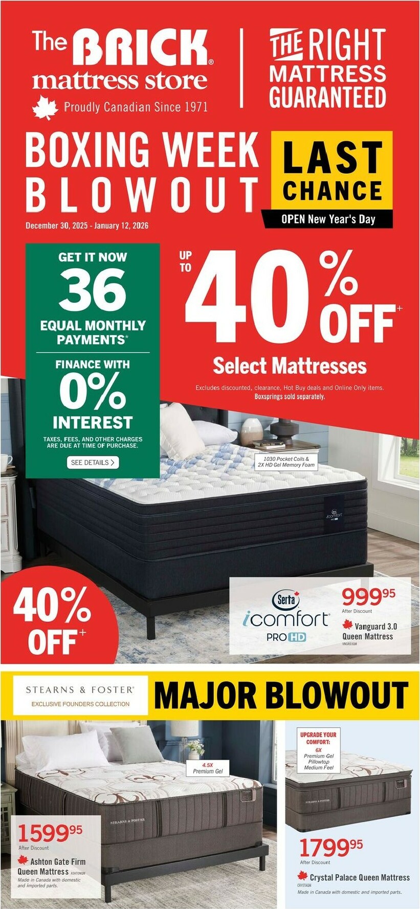 the-brick - The Brick Mattress Store Flyer Valid From 12-30 to 01-12 - page: 3