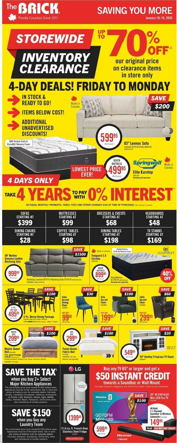 the-brick - The Brick Flyer Valid From 01-13 to 01-28