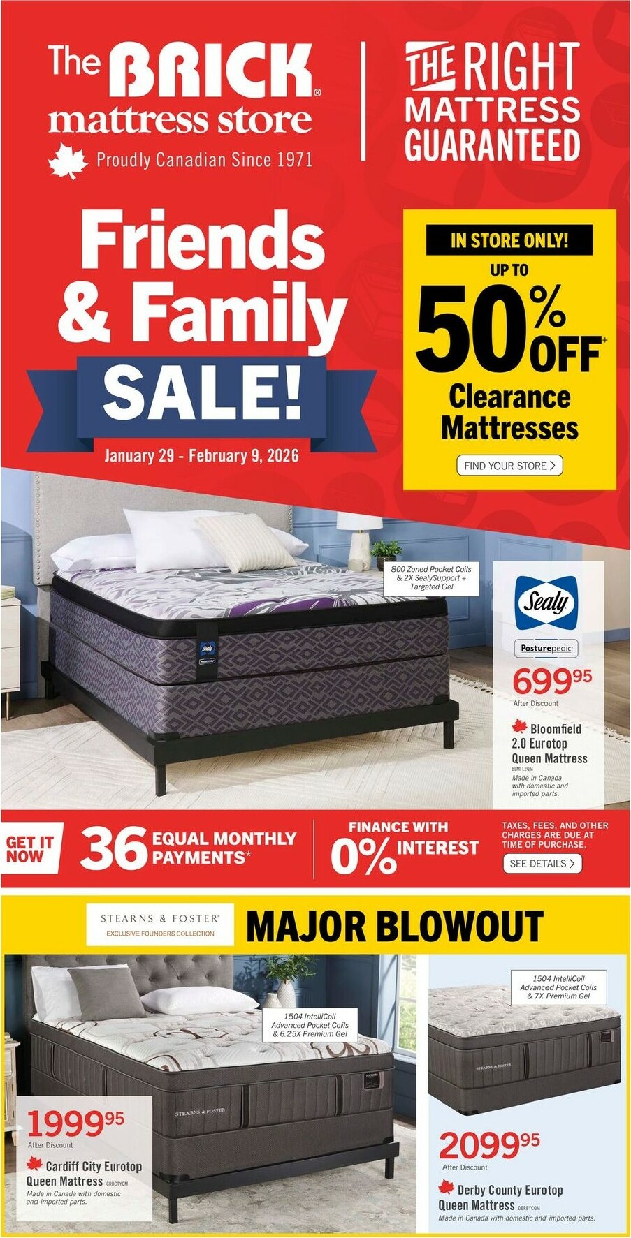 the-brick - The Brick Mattress Store Flyer Valid From 2026-01-29 to 2026-02-09