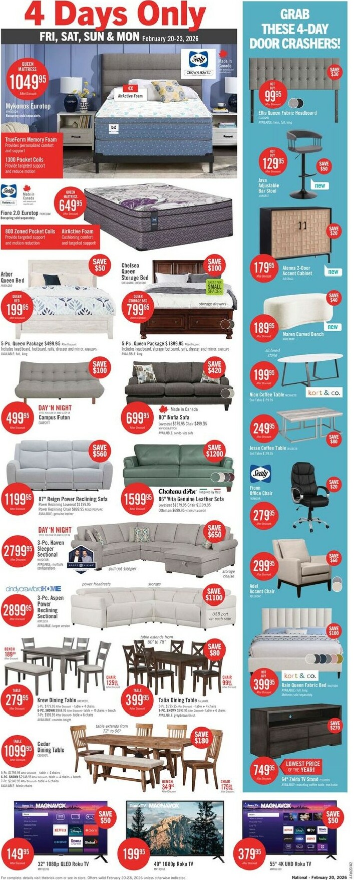 the-brick - The Brick Flyer Valid From 2026-02-18 to 2026-03-05 - page: 2