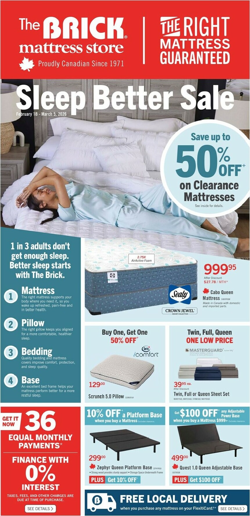 the-brick - The Brick Mattress Store Flyer Valid From 2026-02-18 to 2026-03-05 - page: 2