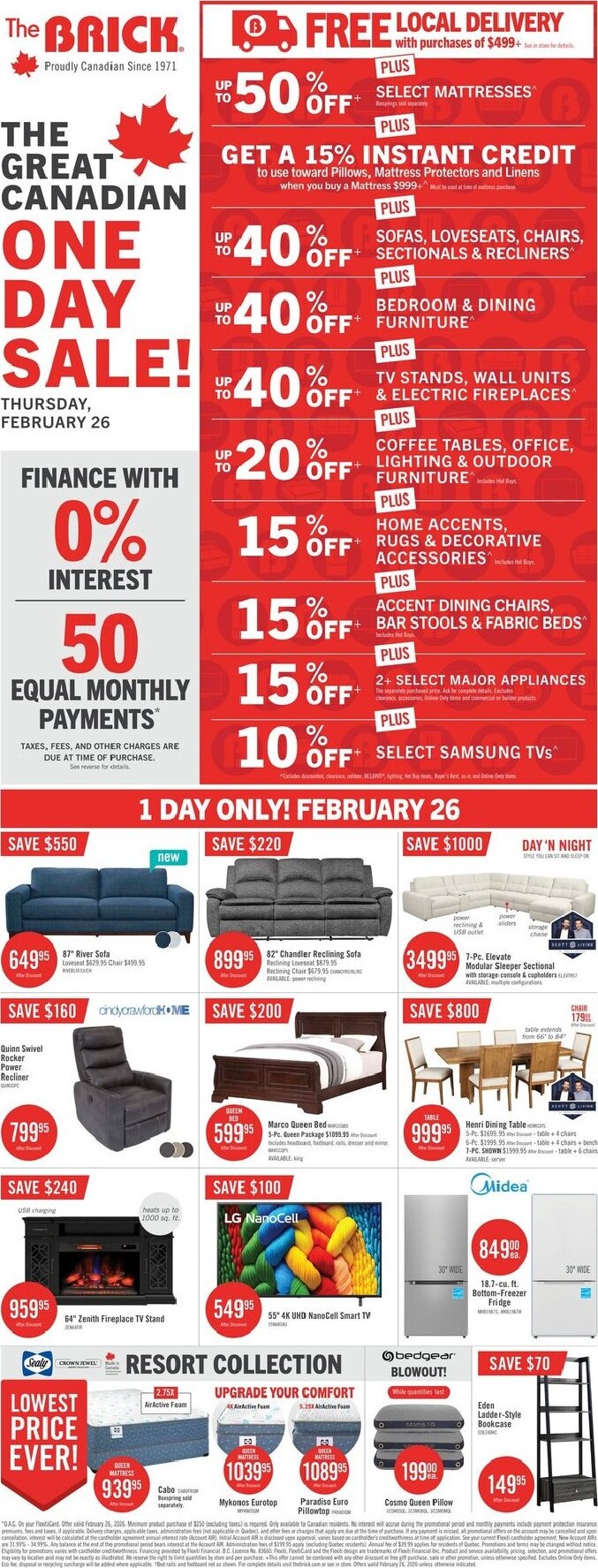 the-brick - The Brick Flyer Valid From 2026-02-26 to 2026-02-26