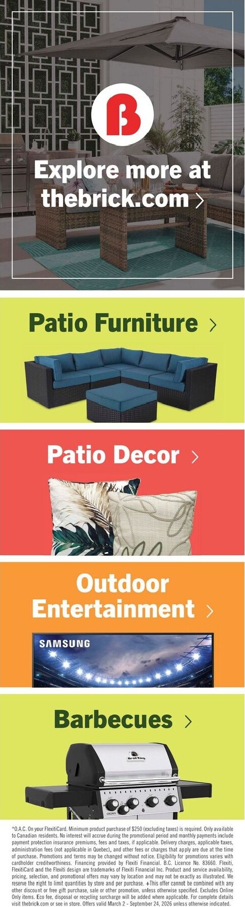 the-brick - The Brick - Patio Season New Flyer Valid From 2026-03-02 to 2026-09-24 - page: 15