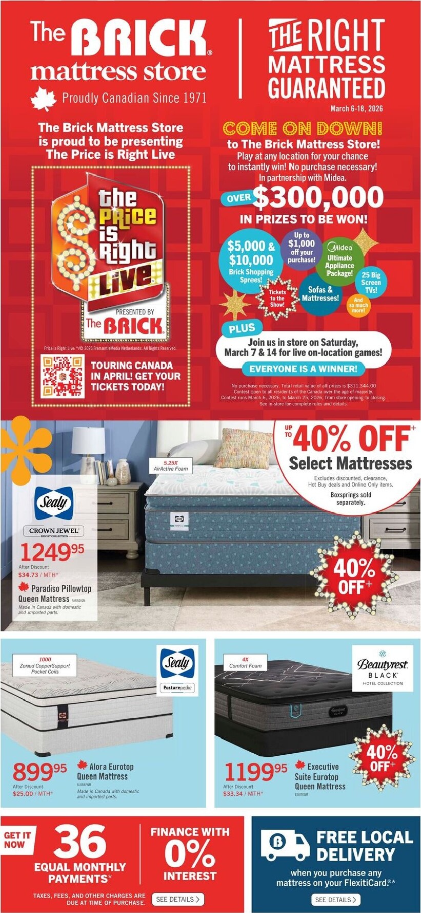 the-brick - The Brick Mattress Store Flyer Valid From 2026-03-06 to 2026-03-18 - page: 2