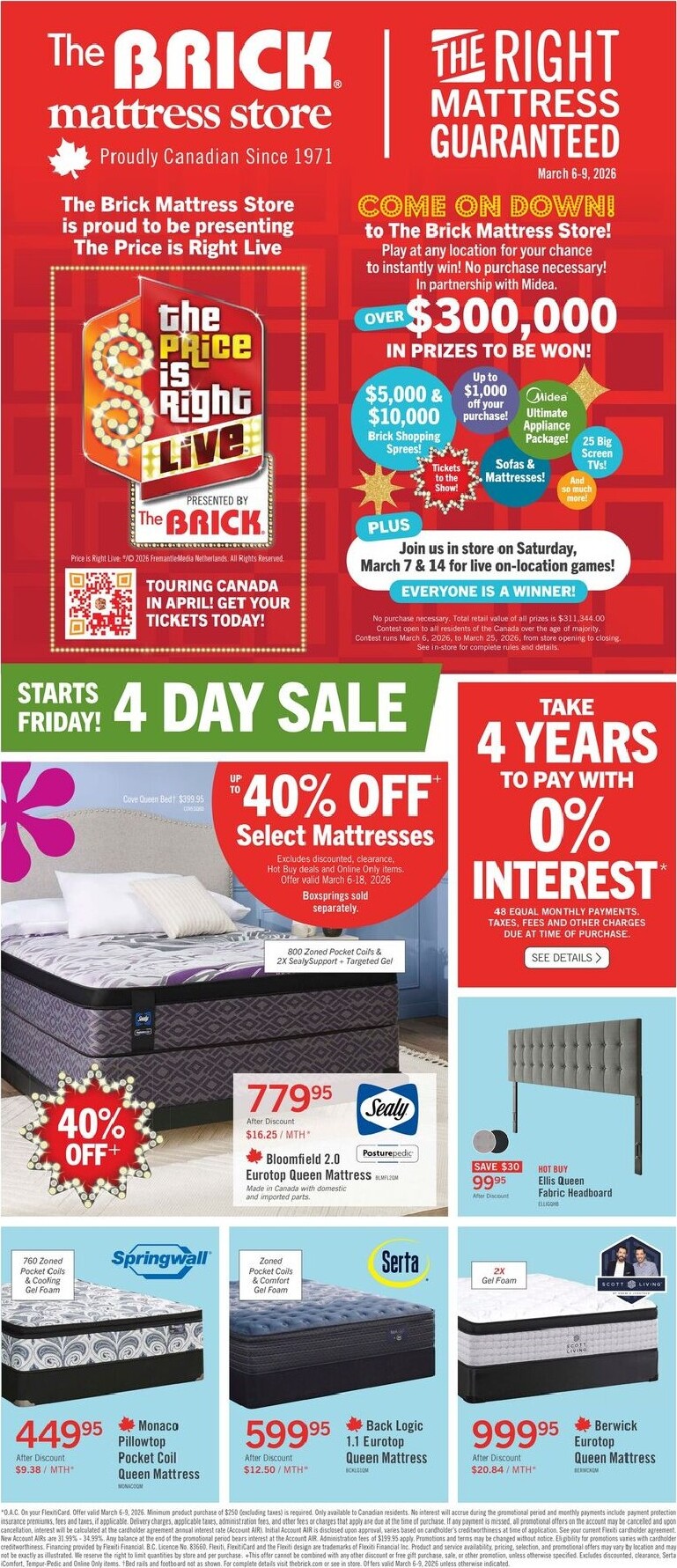 the-brick - The Brick Mattress Store Flyer Valid From 2026-03-06 to 2026-03-18