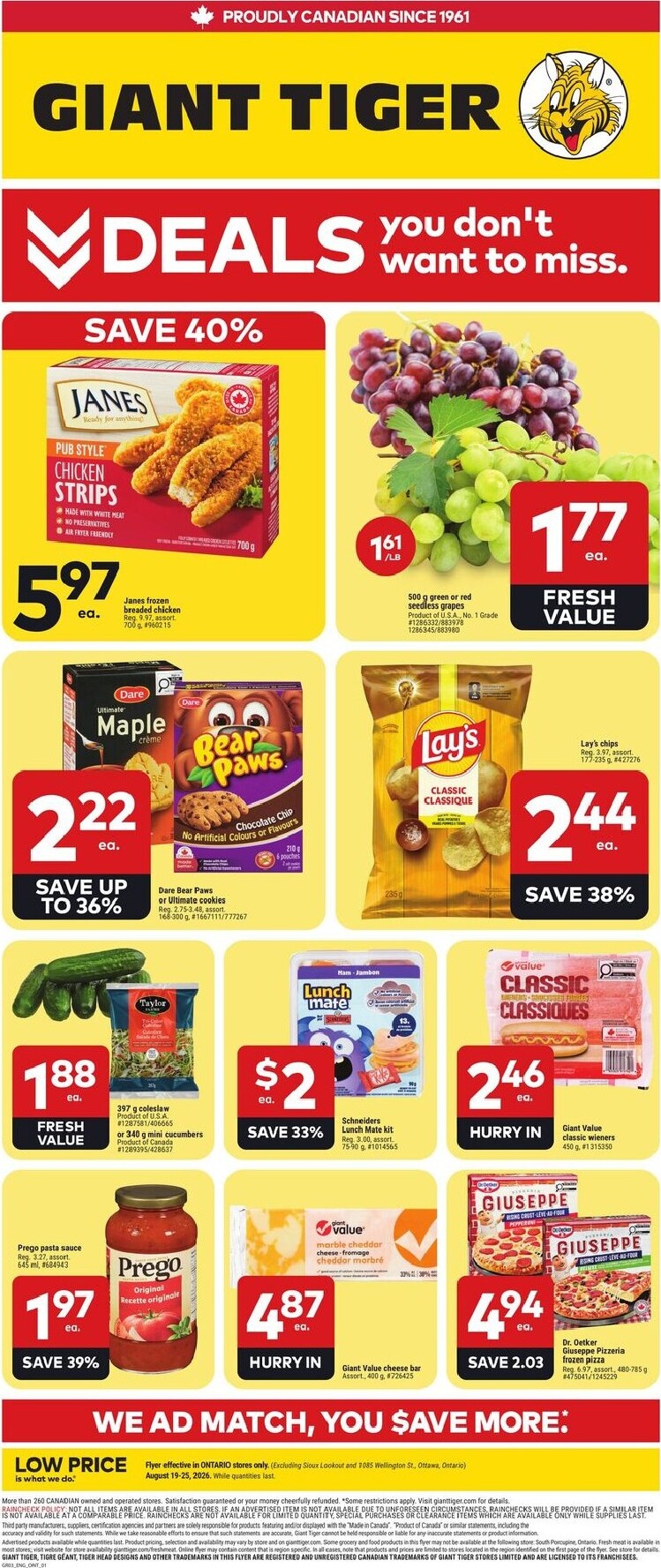 giant-tiger - New Giant Tiger Flyer for This Week – 2026-08-19 to 2026-08-25 - page: 1