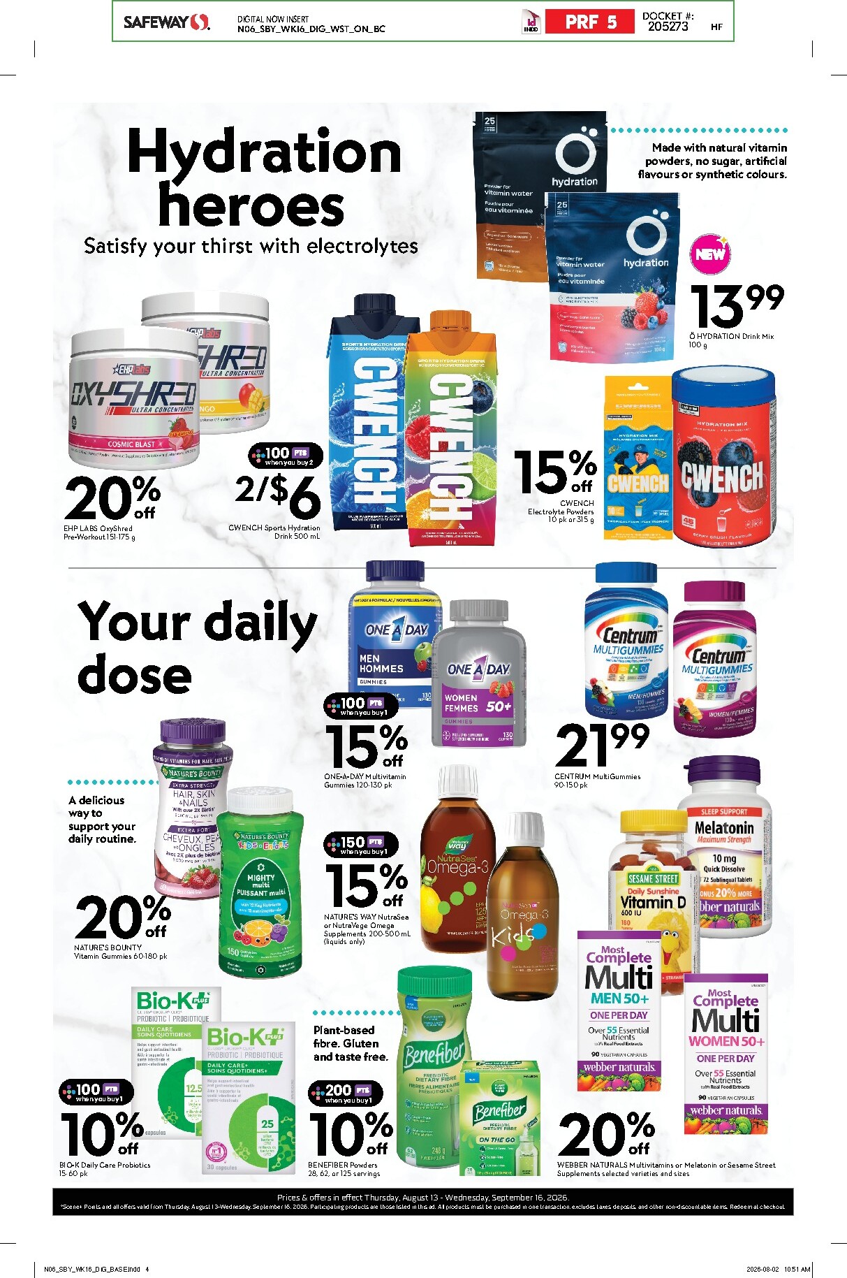 safeway - New Safeway - Natural and Wellness Booklet Flyer for This Week – 2026-08-13 to 2026-09-17 - page: 6