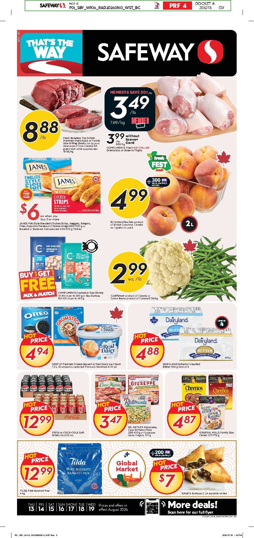 safeway - New Safeway Flyer for This Week – 2026-08-13 to 2026-08-19