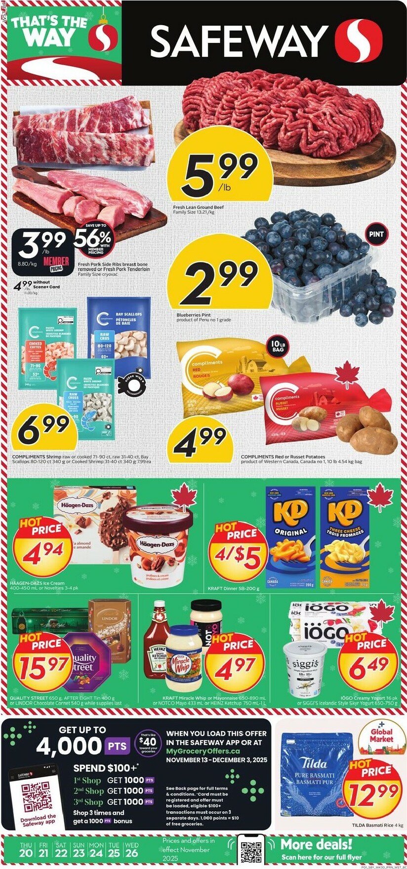 safeway - Safeway Flyer Valid From 11-20 to 11-26