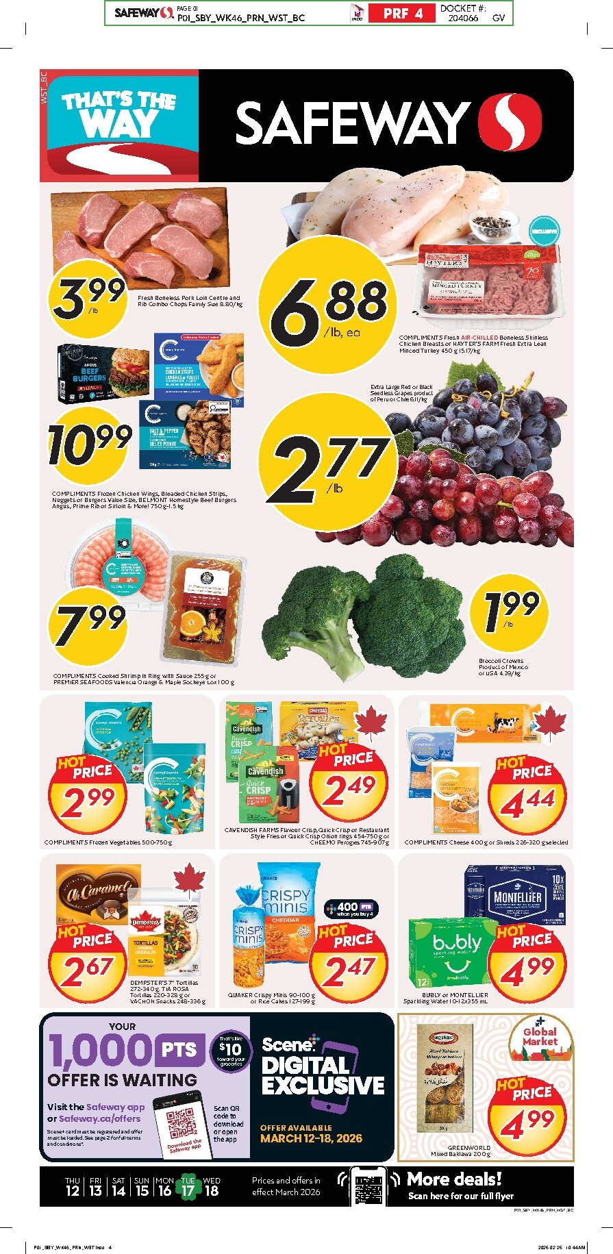 safeway - Safeway Flyer Valid From 2026-03-12 to 2026-03-18