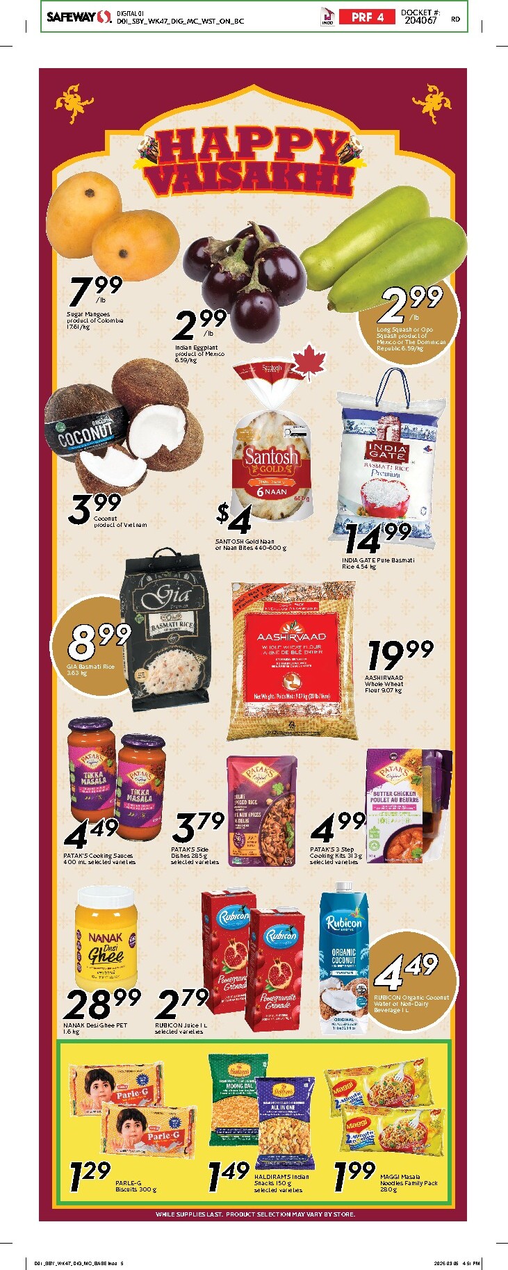 safeway - Safeway Flyer Valid From 2026-03-19 to 2026-03-25 - page: 14