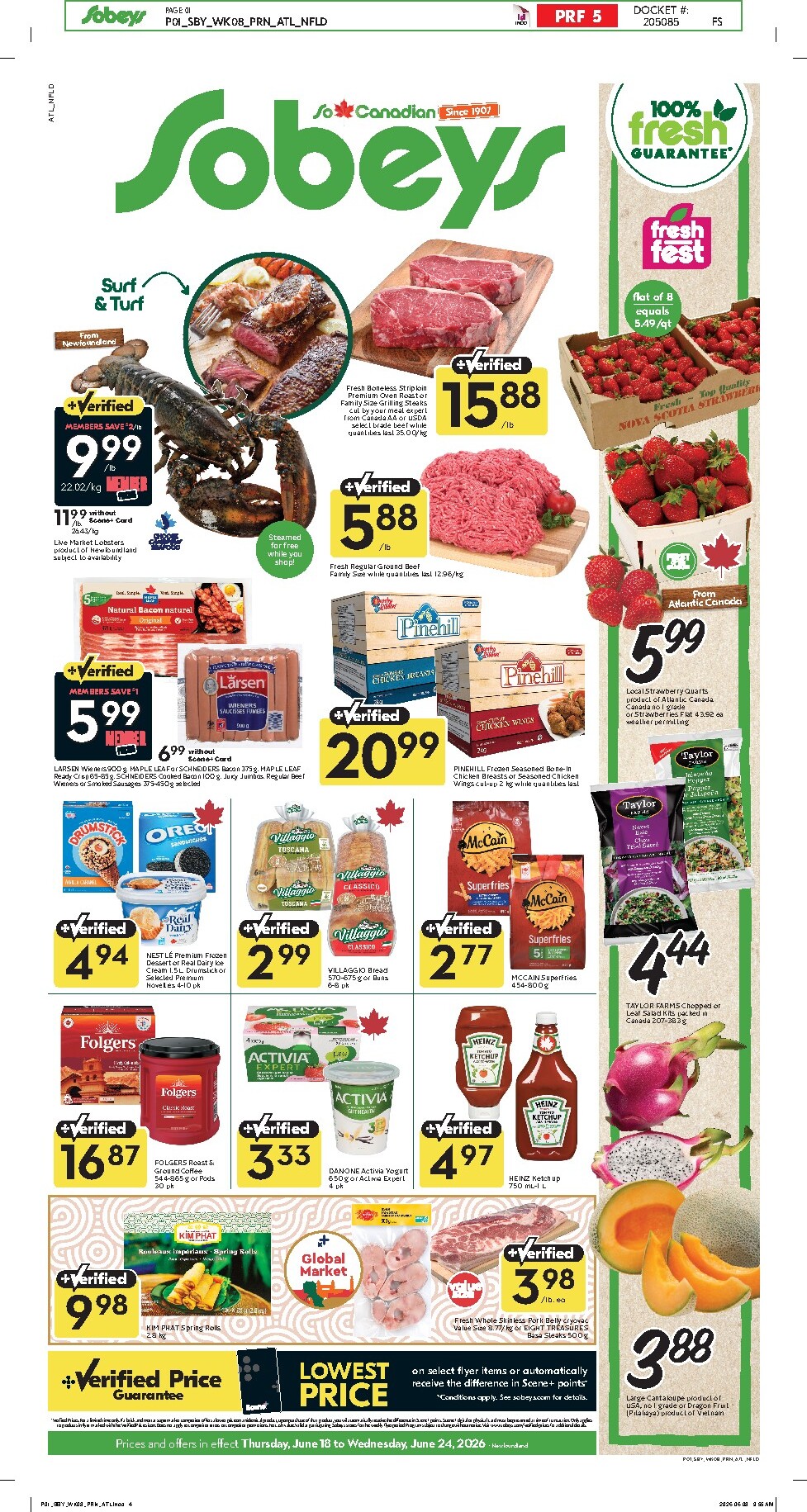 sobeys - New Sobeys Flyer for This Week – 2026-06-18 to 2026-06-24 - page: 1