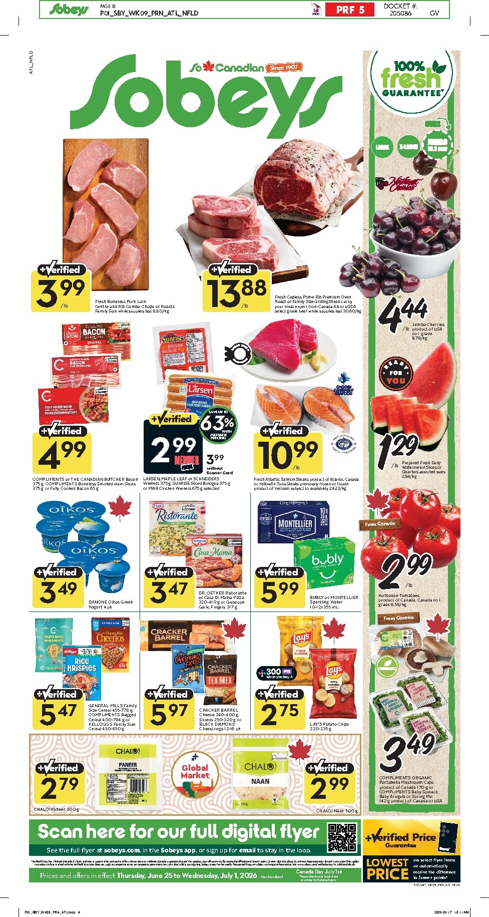 sobeys - New Sobeys Flyer for This Week – 2026-06-25 to 2026-07-01