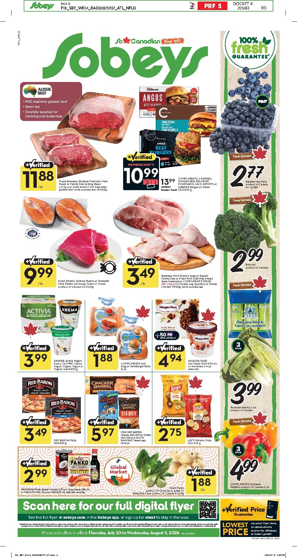 sobeys - Sobeys Flyer Valid from 2026-07-30 to 2026-08-05