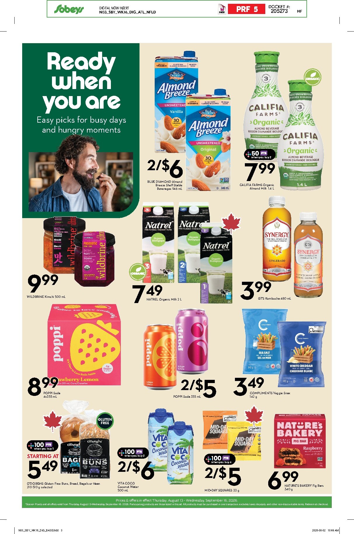 sobeys - Sobeys - Natural and Wellness Booklet Flyer Valid from 2026-08-13 to 2026-09-16 - page: 3