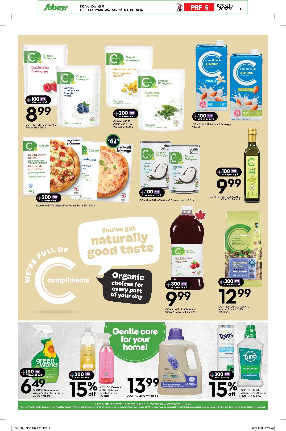 sobeys - Sobeys - Natural and Wellness Booklet Flyer Valid from 2026-08-13 to 2026-09-16 - page: 4