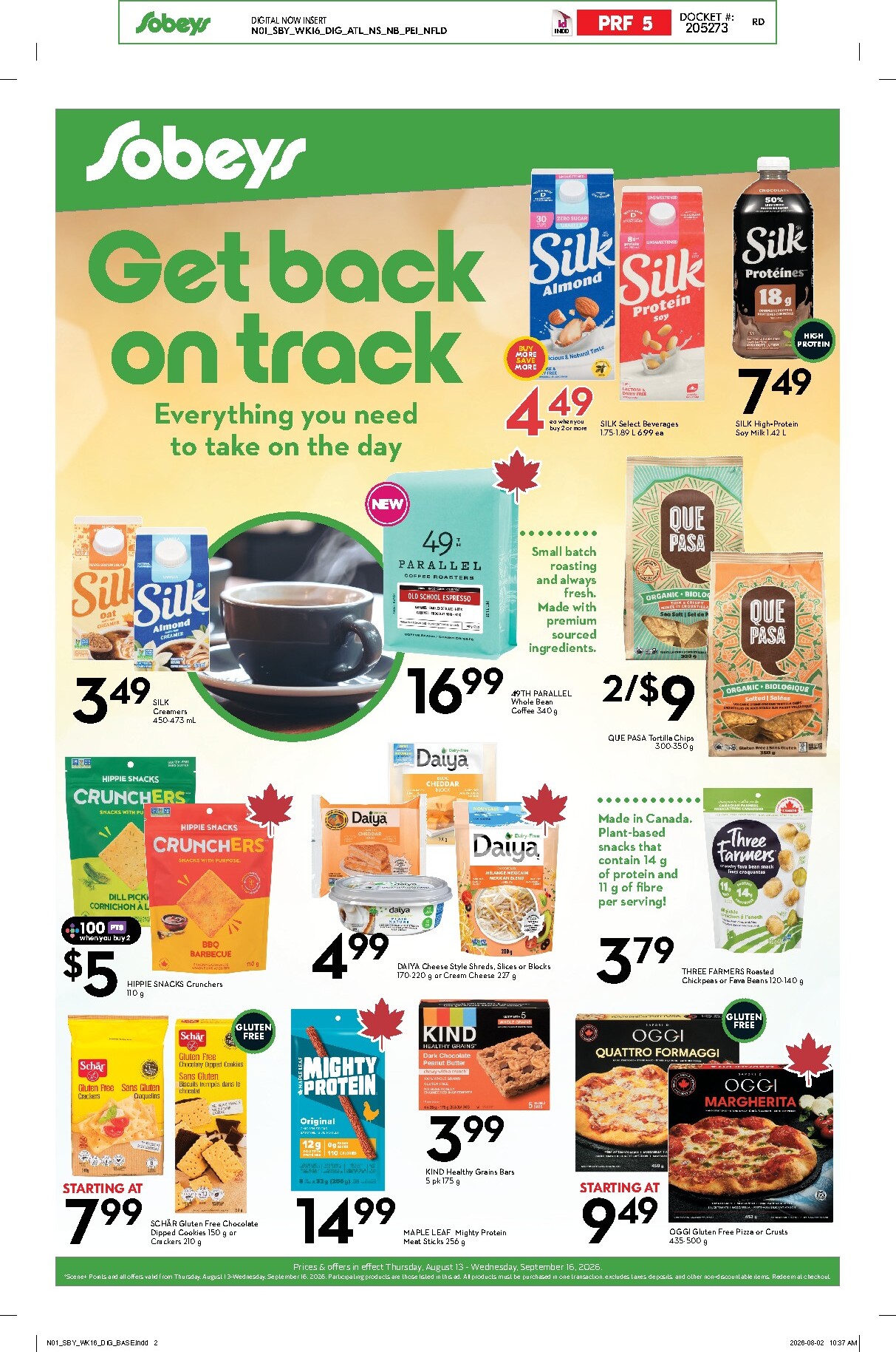 sobeys - Sobeys - Natural and Wellness Booklet Flyer Valid from 2026-08-13 to 2026-09-16 - page: 1