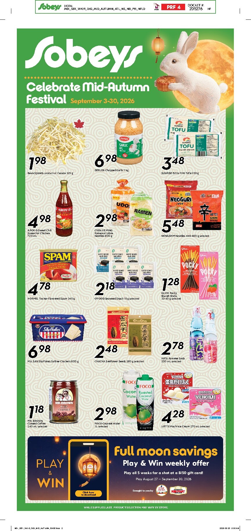 sobeys - New Sobeys - Mid-Autumn Festival Flyer for This Week – 2026-09-03 to 2026-09-30